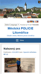 Mobile Screenshot of policie.litomerice.cz
