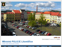Tablet Screenshot of policie.litomerice.cz