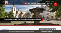 Desktop Screenshot of litomerice.cz